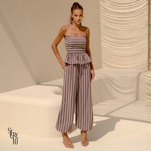 Conjunto Listrado Jasmin Listra Rosa
