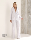 Conjunto Blazer e Calça Linho Milane Branco