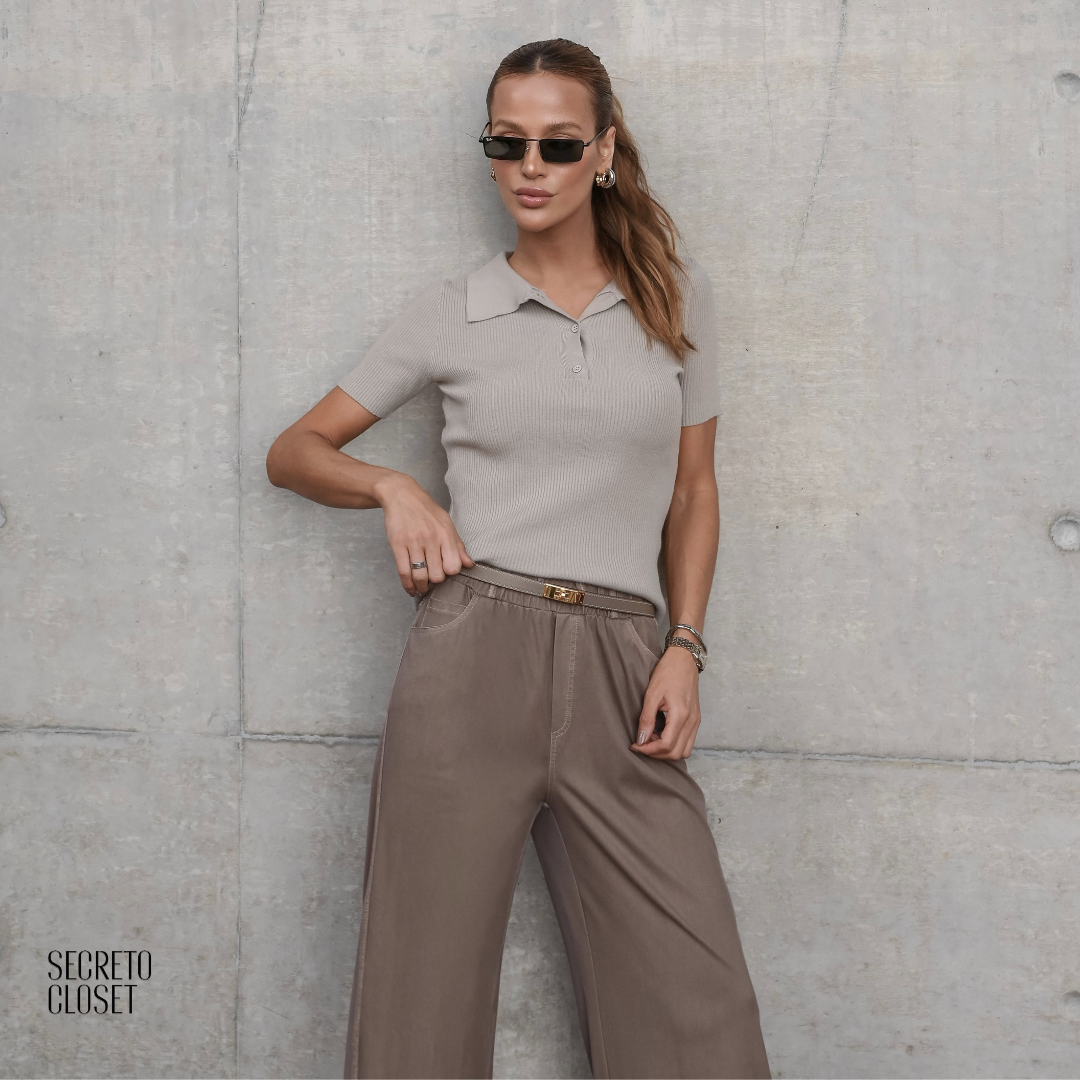 Blusa Modal Polo Vitória Fendi