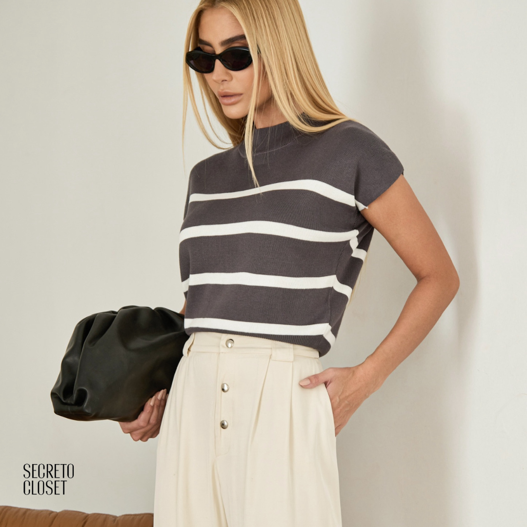 Calça Cargo Alfaiataria Alana Areia