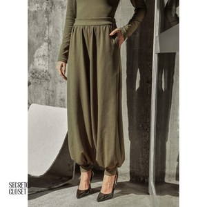 Conjunto Blusa e Calça Moletinho Eleni Militar
