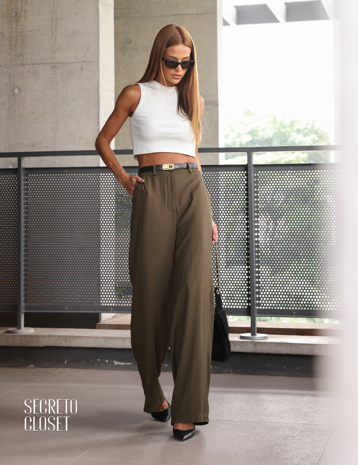 Cropped Ribana Yasmin Off White