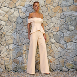 Conjunto Alfaiataria Maristela Creme