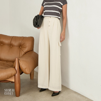 Calça Cargo Alfaiataria Alana Areia