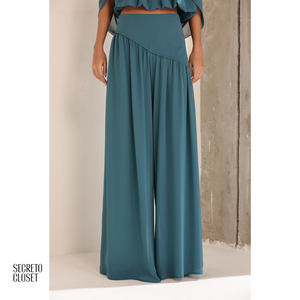Conjunto Blusa e Calça Fluido Cammy Verde