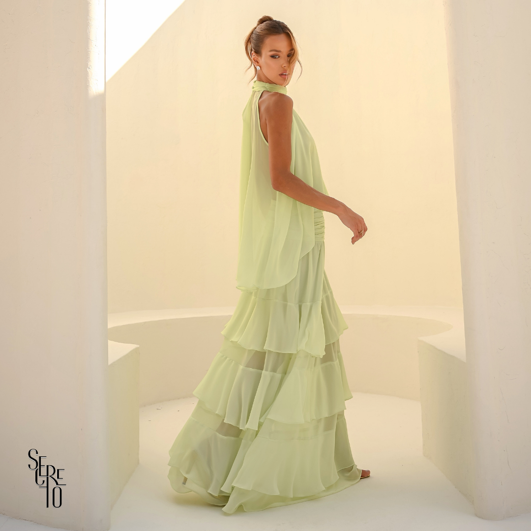 Conjunto Babado Odette Verde