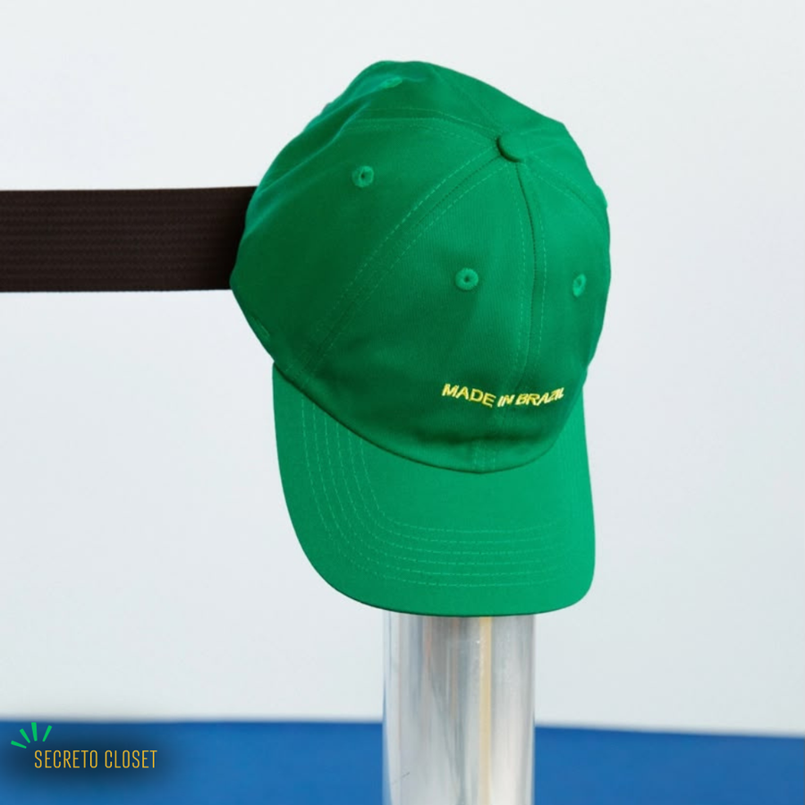 Boné Clássico Bordado Made Verde