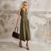 Conjunto Colete e Calça Alfaiataria Madison Verde Musgo