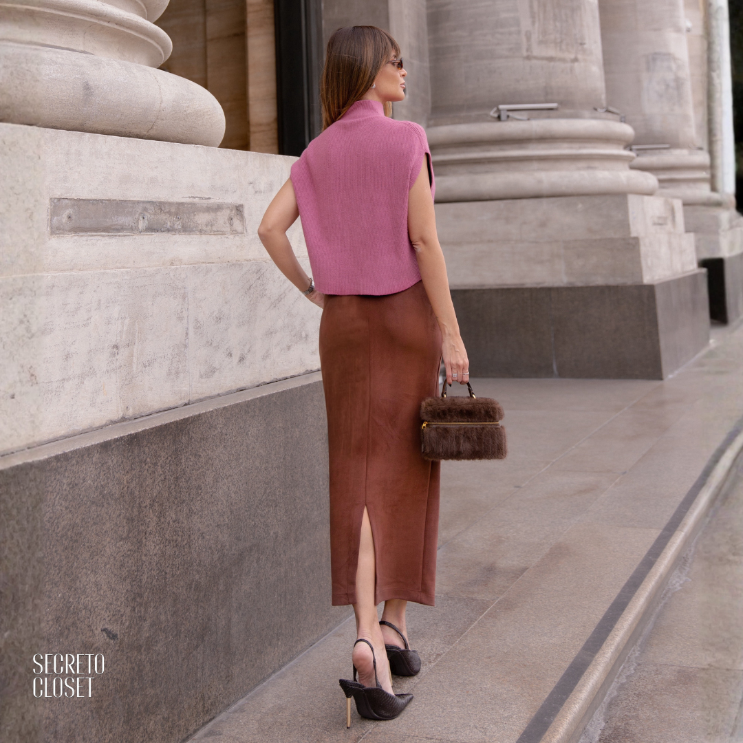 Blusa Modal Isadora Rosa