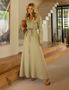 Conjunto Camisa e Saia Linho Giovanna Pistache
