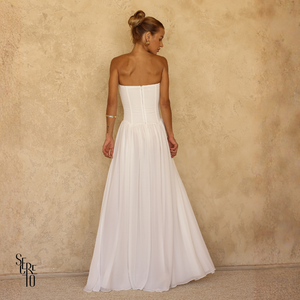 Vestido Barbatana Erica Branco