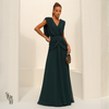 Vestido Longo Capa Alice Verde