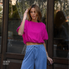Blusa Ballon Carlota Fucsia