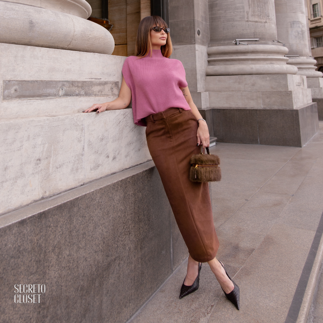 Blusa Modal Isadora Rosa
