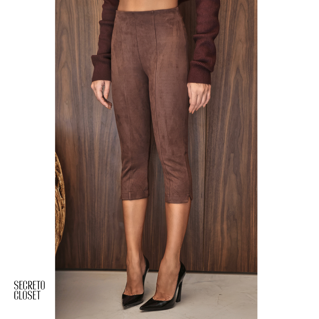 Calça Corsário Greta Marrom