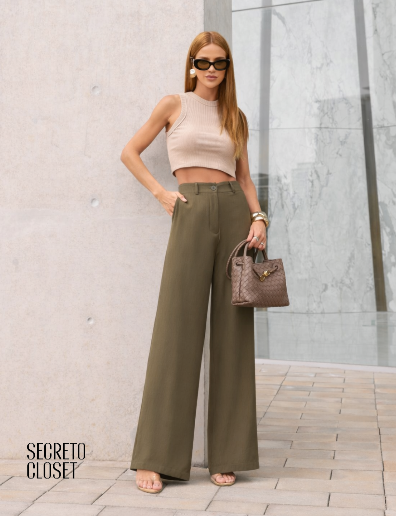 Cropped Ribana Yasmin Bege