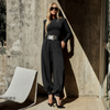 Conjunto Blusa e Calça Moletinho Eleni Preto