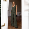 Conjunto Blusa e Calça Alfaiataria Ayla Verde