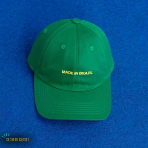 Boné Clássico Bordado Made Verde