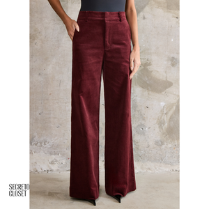 Calça Cotelê Maitê Vinho