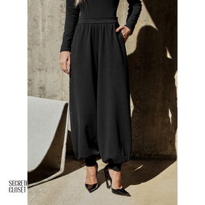 Conjunto Blusa e Calça Moletinho Eleni Preto
