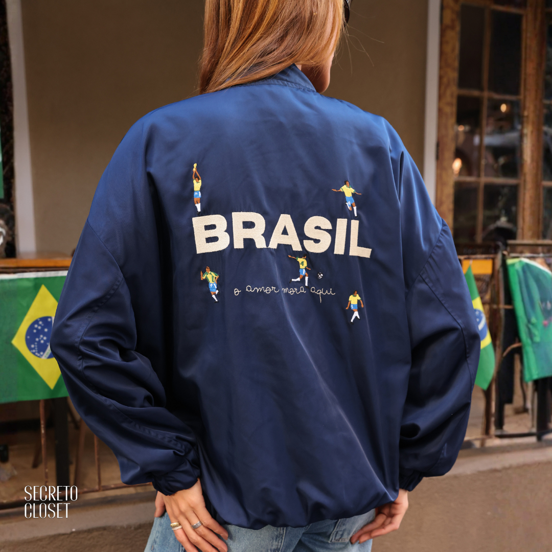 Jaqueta Esportiva Margarida Azul