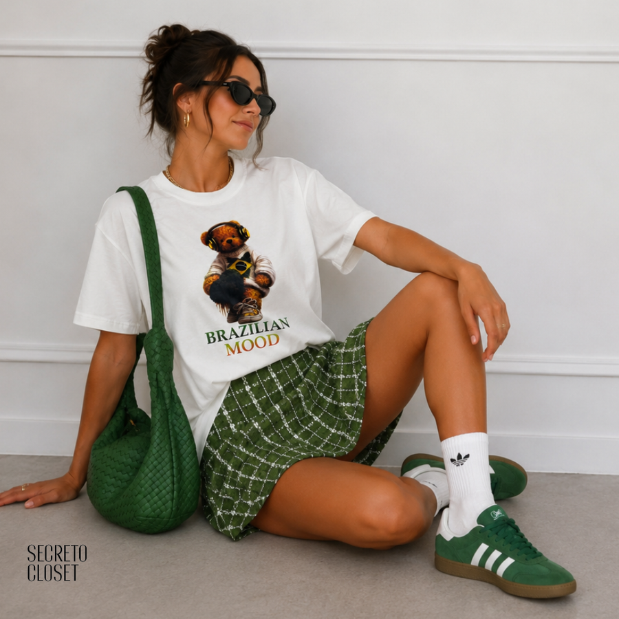 T-shirt Urso Pamella Off White