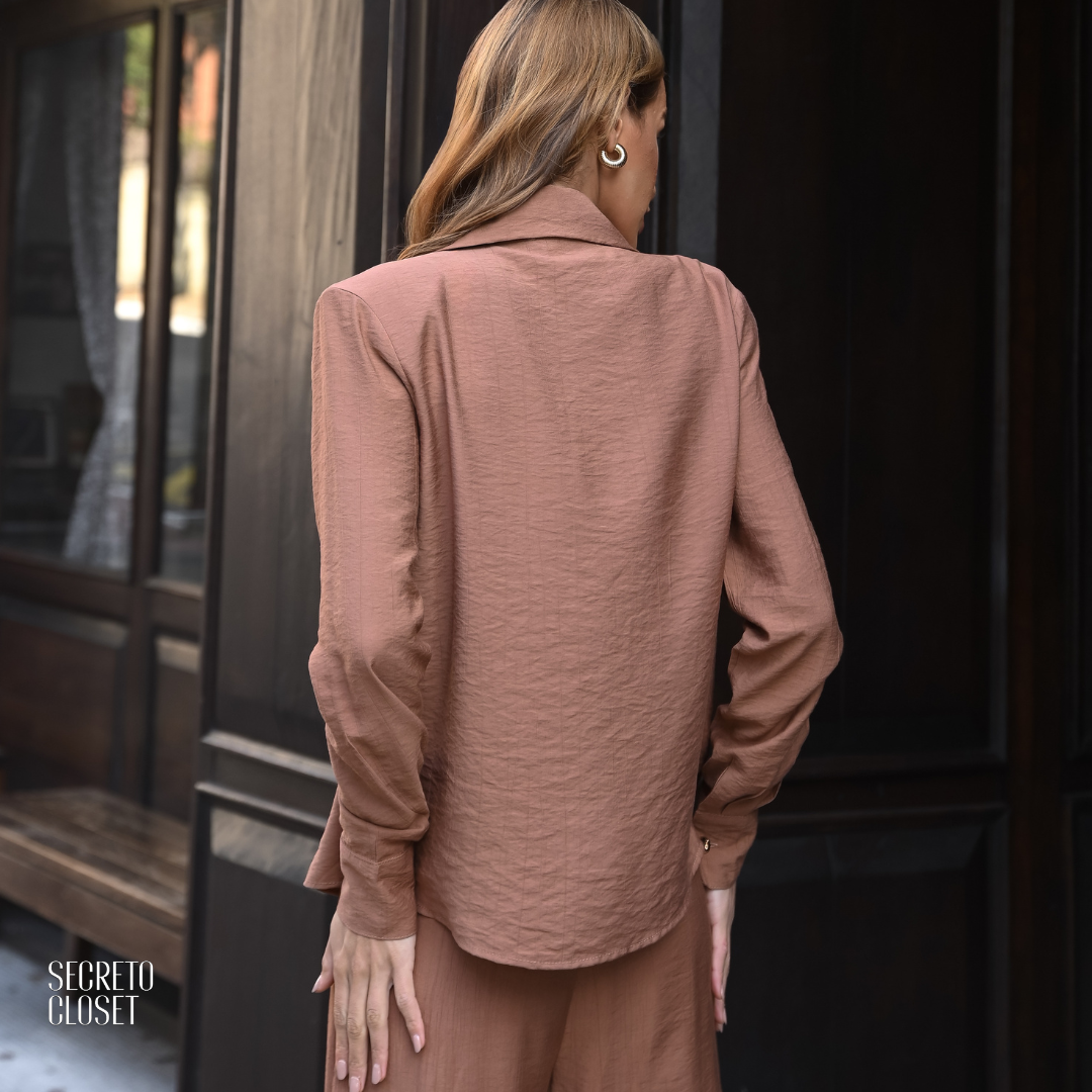 Conjunto Alfaiataria Alessia Biscoito
