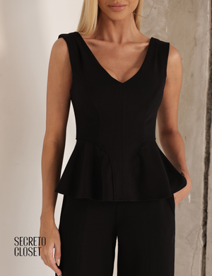 Conjunto Blusa e Calça Montaria Grasi Preto