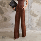Calça Cotelê Maitê Marrom