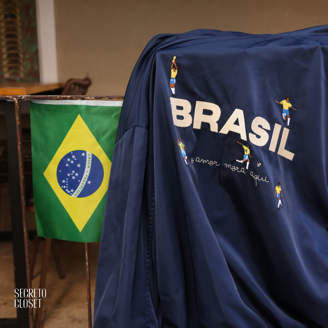 Jaqueta Esportiva Margarida Azul