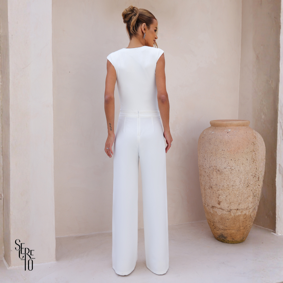 Conjunto Alfaiataria Eliza Branco