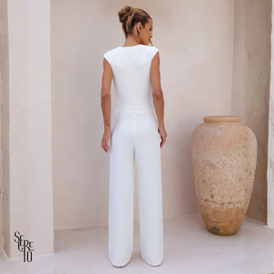 Conjunto Alfaiataria Eliza Branco