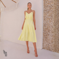 Vestido Midi Karina Camomila