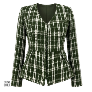 Blazer Tweed Mia Verde