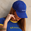 Boné Clássico Bordado Made Azul