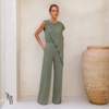 Conjunto Assimétrico Karla Erva Doce
