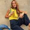 Regata Brasil Laura Amarelo