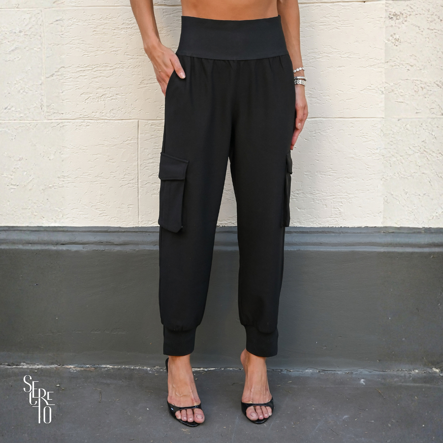 Calça Cargo Paty Preto