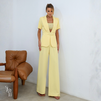Conjunto Alfaiataria Eliza Camomila