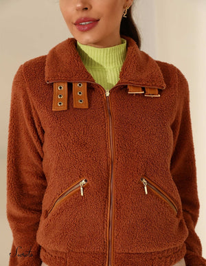 Jaqueta Teddy Bear Caramelo