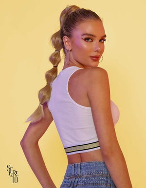 Cropped Sports Canelado Off White