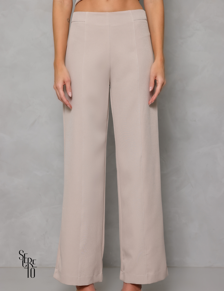 Calça Alfaiataria Giovanna Bege