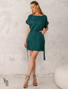 Conjunto Blusa e Saia Cargo Leila Verde