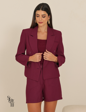 Blazer Alfaiataria Fernanda Uva