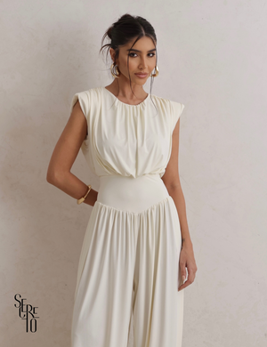 Macacão Aladin Marina Off White