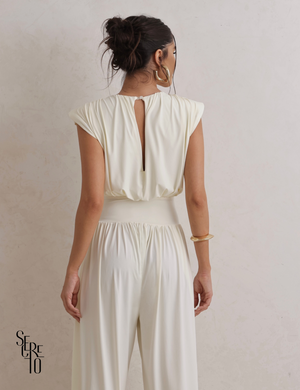 Macacão Aladin Marina Off White