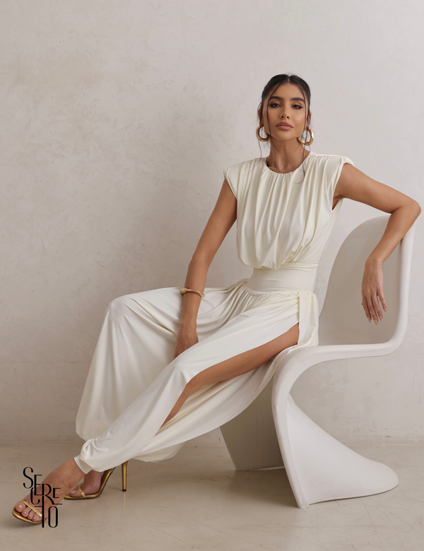 Macacão Aladin Marina Off White