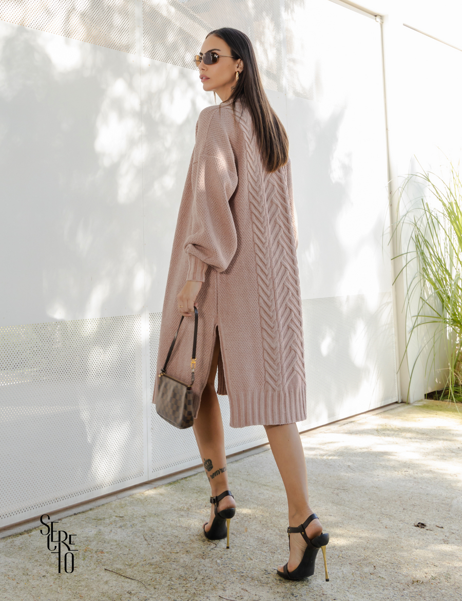 Max Cardigan Alice Rosê