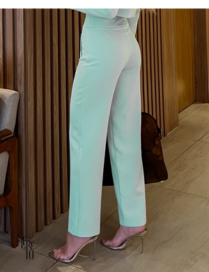 Conjunto Blazer e Calça Alfaiataria Joyce Verde Menta